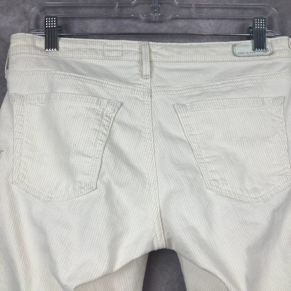 Adriano Goldschmeid Jeans Womens 28 The Stevie Pants Southwest Cream Green USA - Picture 7 of 14